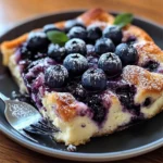 blueberry cottage cheese breakfast bake