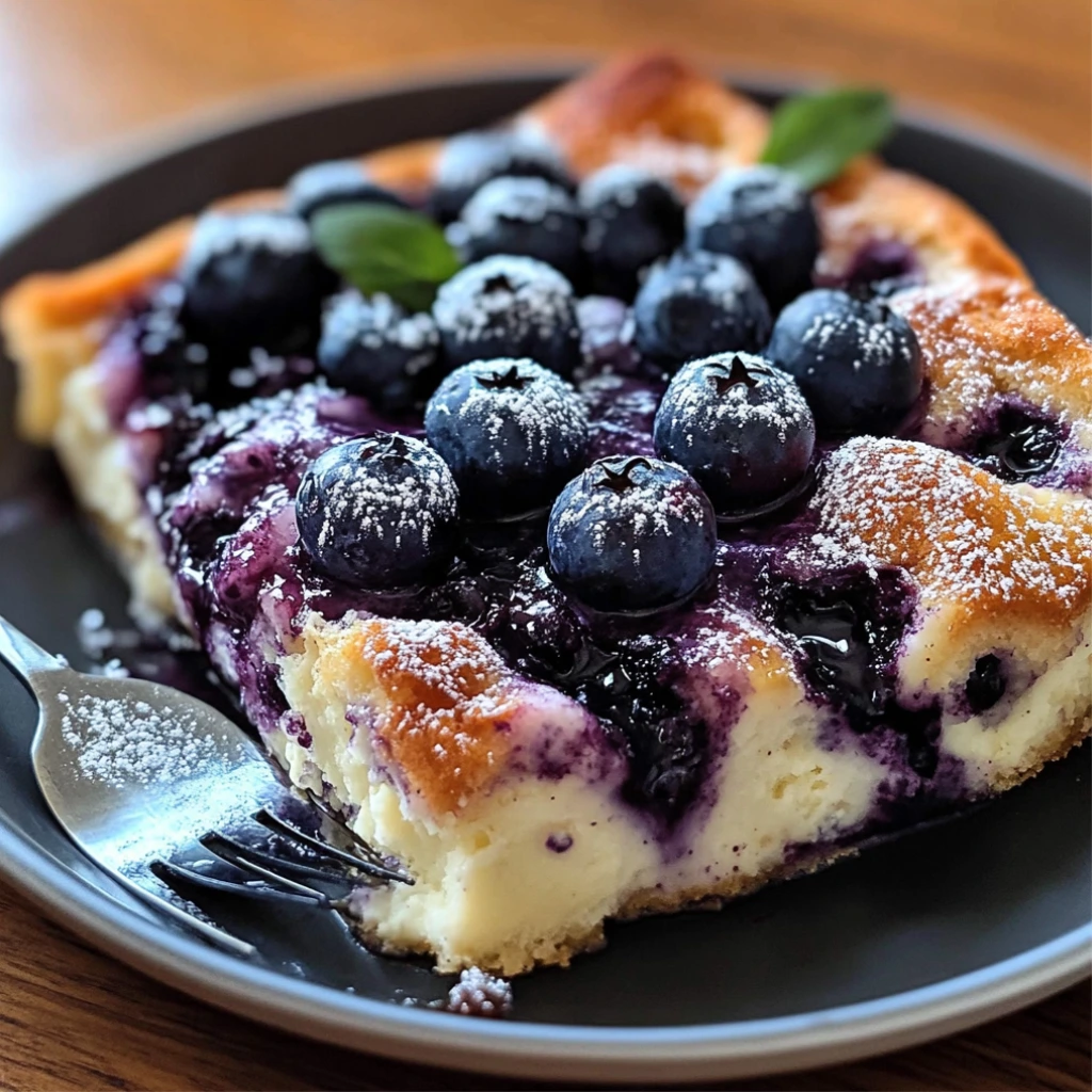 blueberry cottage cheese breakfast bake