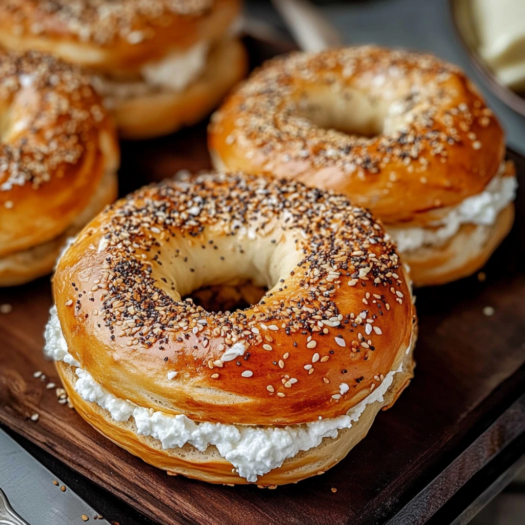 cottage cheese bagels
